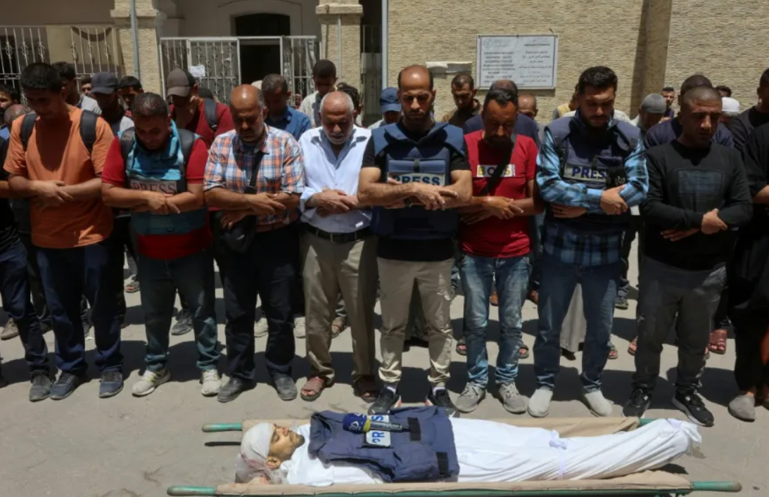 Periodistas firman desplegado para pedir cobertura en Gaza