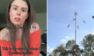 Tiktoker estadounidense crítica ritual de Voladores de Papantla y desata furia de mexicanos