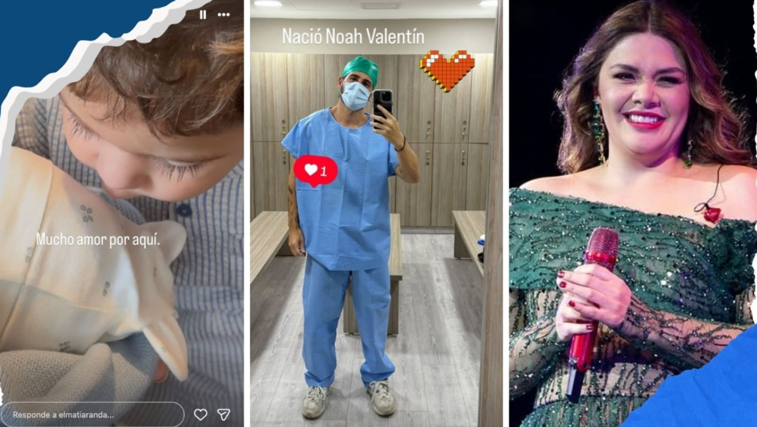 Yuridia anuncia el nacimiento de su tercer hijo, Noah Valentín