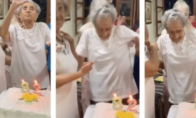 Abuelita de 104 años se hace viral por su forma de bailar en el cumpleaños 82 de su hija