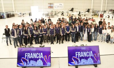 Estudiantes de la UPMH realizan estancia académica en Francia