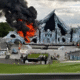 Incendio arrasa escenario principal del festival Tomorrowland