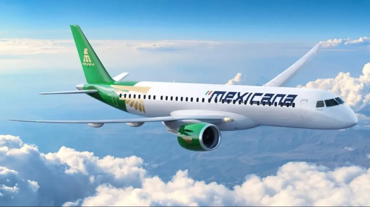 Mexicana de Aviación sumará 20 aviones Embraer entre 2025 y 2027