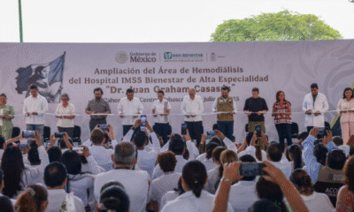 Desde Tabasco, la Presidenta de México, Claudia Sheinbaum Pardo, inauguró la ampliación del área de hemodiálisis del Hospital IMSS Bienestar de Alta Especialidad “Dr. Juan Graham Casasús” de Villahermosa y anunció una inversión adicional de 2 mil millones de pesos (mdp) para fortalecer el sistema de salud en esta entidad. “El día de hoy me vengo a comprometer con ustedes que en los siguientes 2 a 3 años vamos a hacer una inversión de 2 mil millones de pesos para el estado de Tabasco para el sistema de salud del IMSS Bienestar. Lo que haga falta. Cuando hay honestidad, trabajo, no se acepta la corrupción, alcanzan los recursos para el pueblo de México, así que no le va a faltar nada a Tabasco”, informó. Detalló que la inversión se usará inicialmente para la rehabilitación de todos los quirófanos de la entidad, adquisición de equipamiento, contratación de especialistas médicos y regularización de los contratos del personal de la salud. Este hospital del IMSS Bienestar atiende a un millón 557 mil personas sin seguridad social de Tabasco y el norte de Chiapas, y con la ampliación de la nueva sala de hemodiálisis, que tuvo una inversión de 94 mdp, pasó de tener 24 a 41 sillones ambulatorios para pacientes con insuficiencia renal crónica. Destacó acciones adicionales para Tabasco, como la construcción de la carretera del Golfo de México, que busca conectar el sureste mexicano con Tamaulipas; la carretera Macuspana-Escárcega; y la ampliación del Tren Interoceánico con el ramal que partirá de la estación Chontalpa a Dos Bocas. Adicionalmente, resaltó el apoyo a través de Alimentación para el Bienestar, que compra el cacao a las productoras y los productores de Tabasco y lo comercializa como Chocolate Bienestar en las Tiendas Bienestar de todo el país. El secretario de Salud, David Kershenobich Stalnikowitz, destacó que la ampliación del área de hemodiálisis tiene el propósito de mejorar la calidad de vida de las personas que llegan a una fase terminal con daño renal y recordó la importancia de fomentar la cultura del trasplante para dar una mayor esperanza de vida a pacientes con insuficiencia renal. El director general del IMSS Bienestar, Alejandro Svarch Pérez, detalló que los 2 mil mdp que autorizó la Presidenta para Tabasco se usarán también para la adquisición de un nuevo tomógrafo en Comalcalco y asegurar contratación de personal para todos los turnos; un nuevo Hospital de Cárdenas que va a sustituir el viejo, con tomógrafo nuevo y tres quirófanos; la sustitución del Hospital de Macuspana con una inversión superior a 600 mdp; y la sustitución del Hospital General de Teapa. Anunció que en este estado iniciará el programa más ambicioso de trasplante renal en el país con una meta de 10 trasplantes mensuales, a partir del próximo mes. El gobernador de Tabasco, Javier May Rodríguez, agradeció el respaldo de la Jefa del Poder Ejecutivo en materia de salud y el apoyo a los productores de cacao. Además, reconoció que, en materia de seguridad, cuentan con las fuerzas federales para construir la paz en este estado.