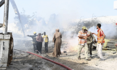 Un helicóptero militar se estrella en el aeropuerto de la capital de Somalia