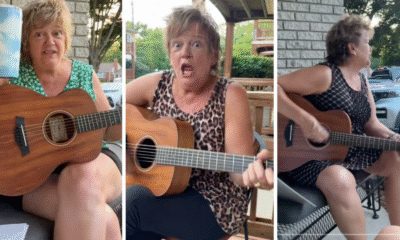 Abuela rockera se hace viral por tocar tremendos rolones con su guitarra en TikTok