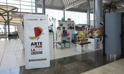 Exhiben artesanías de personas privadas de la libertad en el AIFA