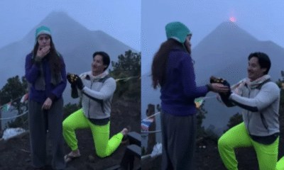 Propuesta de Matrimonio Épica Frente a un Volcán en Erupción en