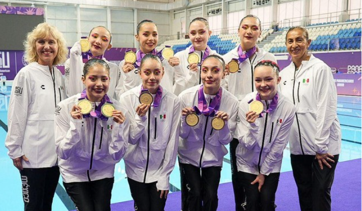 México es campeón panamericano de natación artística en Asunción 2025
