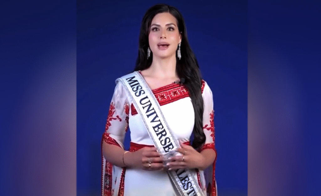 Quién es Nadeen Ayoub, quien representará a Palestina por primera vez en Miss Universo