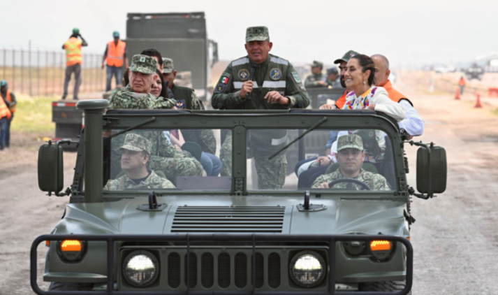 Sheinbaum supervisa obra de tren México-Pachuca