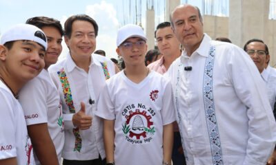 Mario Delgado supervisa avances educativos en Hidalgo previo al arranque del ciclo escolar 2025-2026