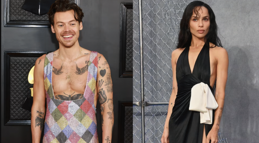 Zoë Kravitz y Harry Styles desatan rumores de romance tras un paseo en Roma