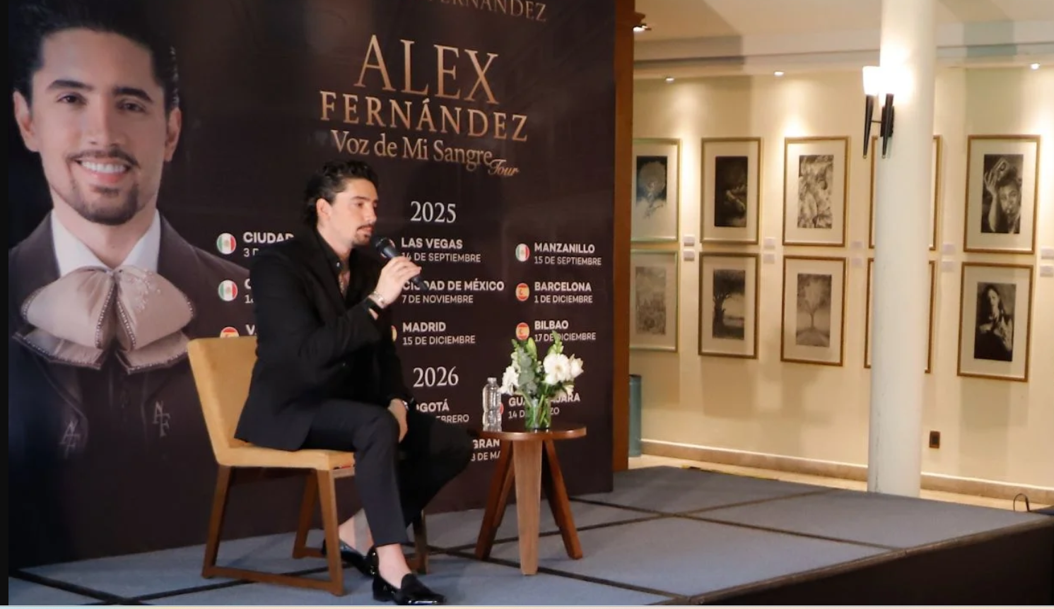 Alex Fernández presenta su tour 'Voz de mi Sangre'