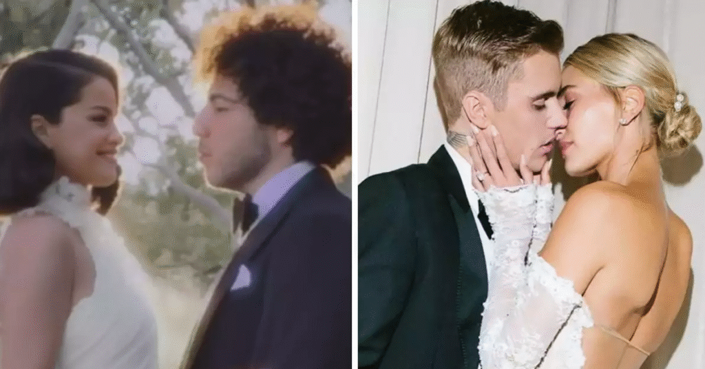 El curioso detalle en común de las bodas de Selena Gomez y Justin Bieber