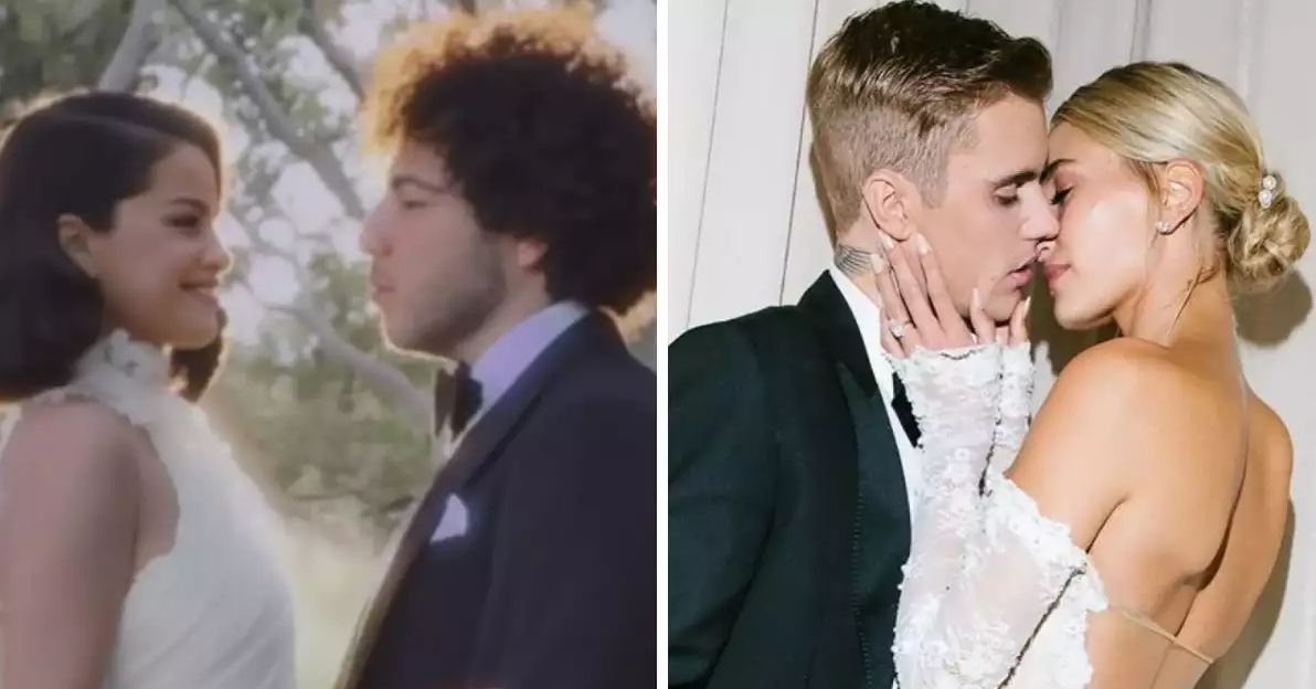 El curioso detalle en común de las bodas de Selena Gomez y Justin Bieber