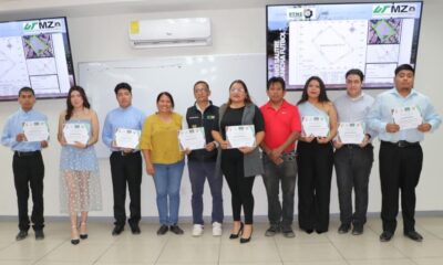 Estudiantes entregan planos topográficos a comunidad El Salitre