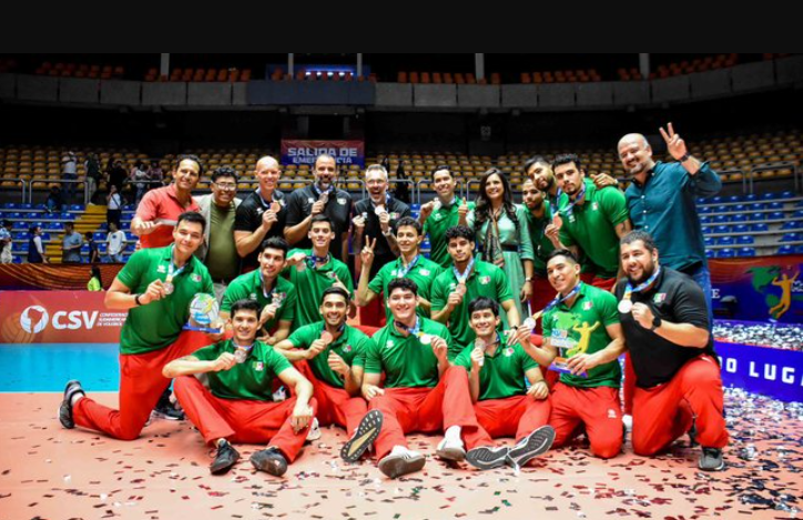 Gana plata México en la Copa Panamericana de Voleibol de Sala