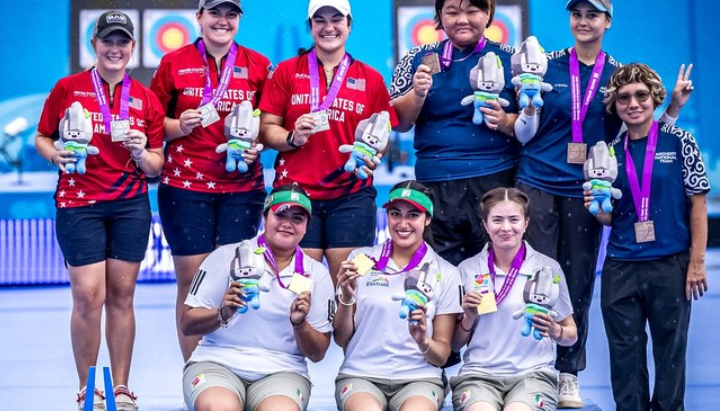 México gana su primera medalla de oro en un Campeonato Mundial de Tiro con Arco