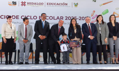 Natividad Castrejón encabezó el inicio el Ciclo Escolar 2025-2026 e inauguró la primaria Ignacio Zaragoza