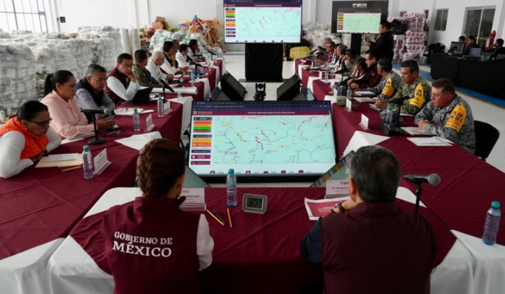 En Hidalgo, Sheinbaum encabeza supervisión de apoyos a comunidades afectadas por lluvias