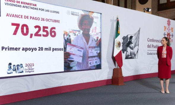 Gobierno de México: se han otorgado 70 mil 256 apoyos a personas afectadas por las lluvias
