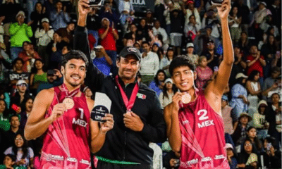 Inés Lares y Carlos Ayala ganan bronce en Mundial Sub-21 de Voleibol de Playa Puebla 2025