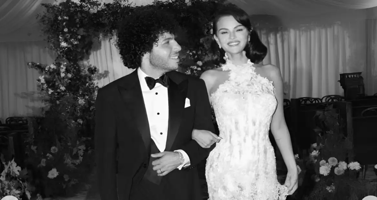 Los espectaculares zapatos que Selena Gomez usó en su boda y todo mundo ignoró