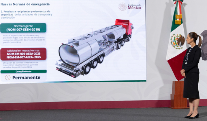 Nuevas normas buscan transporte y distribución de Gas LP a velocidad controlada, sin fugas y con vigilancia permanente
