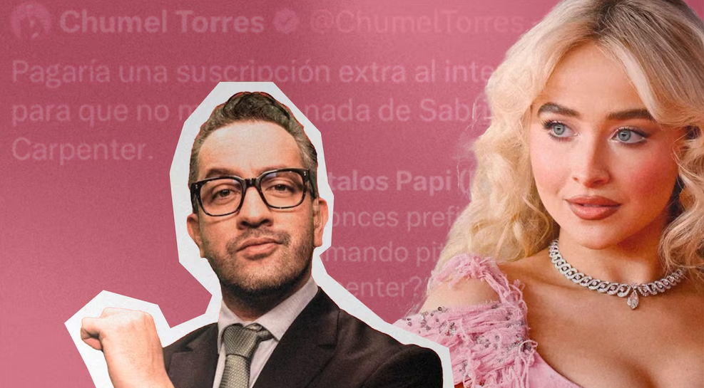 Sabrina Carpenter, Chumel Torres y un polémico tuit protagonizan el trend más inesperado en México