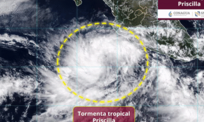 Se forma tormenta tropical Priscilla frente a Colima