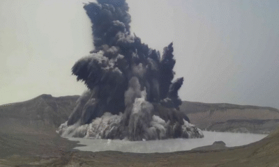 Volcán Taal de Filipinas hace erupción