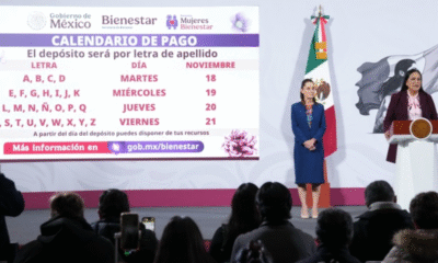 Desde hoy hasta el 21 de noviembre inicia pago a nuevas beneficiarias de la Pensión Mujeres Bienestar