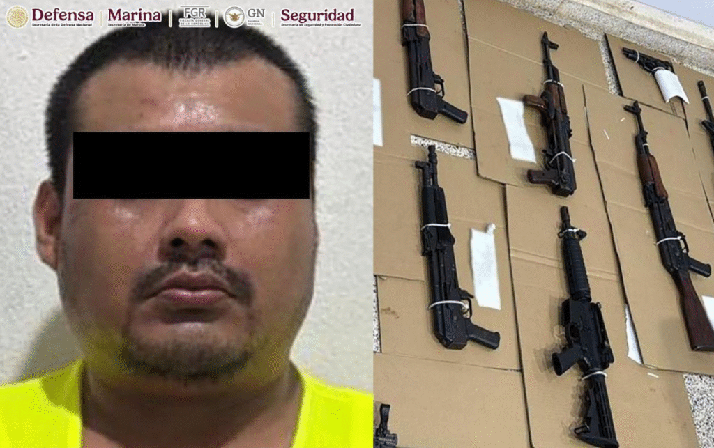 Autoridades mexicanas detuvieron este lunes a 20 personas ligadas a un grupo criminal en el estado de Tabasco, entre ellas al líder de la organización identificado como Jorge Armando ‘N’, alias ‘El Toto’. El titular de la Secretaría de Seguridad y Protección Ciudadana (SSPC), Omar García Harfuch, detalló en sus redes sociales que el detenido está vinculado con una agresión en Macuspana, Tabasco, el pasado 8 de noviembre, donde dos mujeres perdieron la vida, además de otros hechos delictivos. “Se aseguraron 17 armas de fuego, vehículos y droga”, apuntó el funcionario. En un comunicado aparte, la SSPC precisó que tras los hechos del pasado sábado, se desarrollaron labores de investigación que permitieron identificar el paradero de los agresores, entre ellos Jorge Armando ‘N’, “señalado como jefe de plaza de un grupo delictivo que opera en la zona”. En total, señaló la dependencia, se detuvieron a 20 personas, entre ellas el líder del grupo y cuatro policías municipales. En el lugar, además, se aseguraron 160 dosis de marihuana, 40 dosis de metanfetamina, tres automóviles, una camioneta, dos motocicletas, 13 armas de fuego largas, cuatro armas de fuego cortas, 50 cargadores, 1,688 cartuchos útiles, 20 equipos telefónicos, siete chalecos balísticos, siete cascos tácticos, cinco básculas grameras y una cámara de video. En el operativo participaron miembros de la SSPC, de las Secretarías de la Defensa Nacional (Defensa), Marina (Semar), la Fiscalía General de la República (FGR), Guardia Nacional (GN) y la Fiscalía General del Estado (FGE). De febrero a principios de noviembre, el Gobierno de México, gracias a la ‘Operación Frontera Norte’ -acordada con el presidente de Estados Unidos, Donald Trump, para evitar los aranceles a México- detuvo a más de 8.517 personas y se confiscaron casi 107 toneladas de droga, entre ellas 494 kilogramos de fentanilo. Fuente: EFE