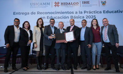 Natividad Castrejón entregó medallas y reconocimientos a docentes en la Práctica Educativa 2025