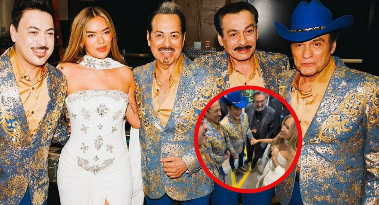 Karol G se declara fan de los Tigres del Norte y estalla en emoción al conocerlos