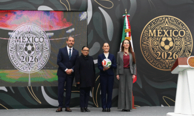 Presidenta presenta la Copa Mundial FIFA 2026