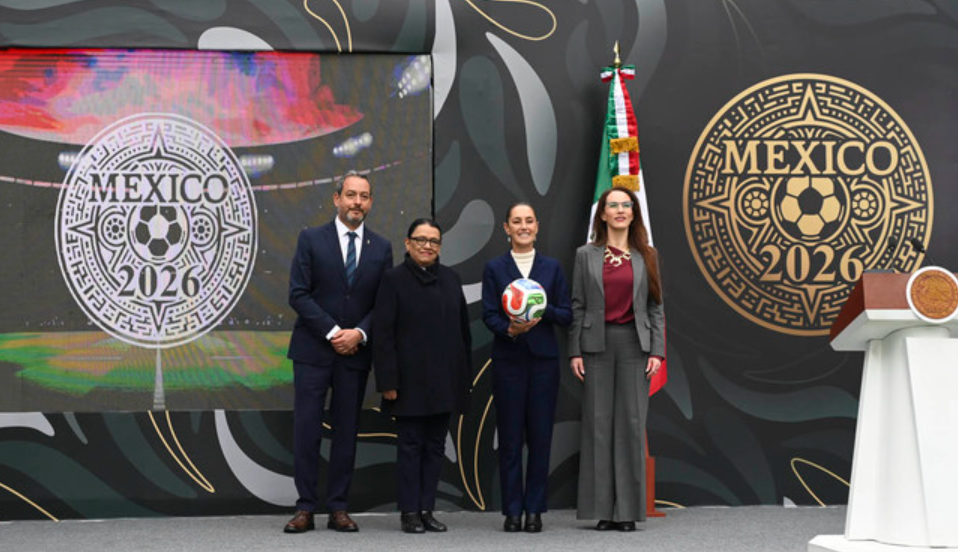 Presidenta presenta la Copa Mundial FIFA 2026