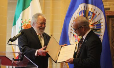 Alejandro Encinas presenta cartas credenciales ante OEA