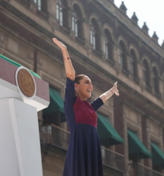 Ante 600 mil personas en el Zócalo, Presidenta sostiene: México avanza con dignidad, justicia, unidad y con la fuerza invencible del pueblo