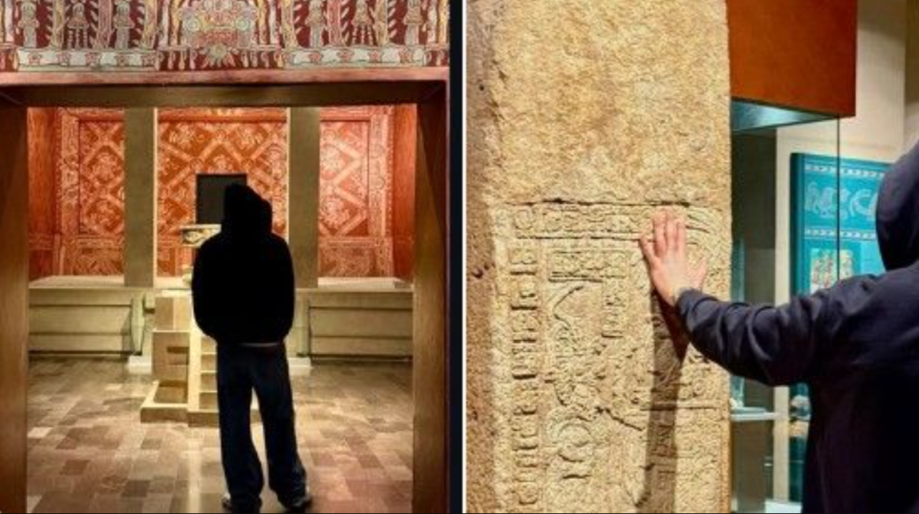 Bad Bunny toca pieza en Museo de Antropología y causa polémica