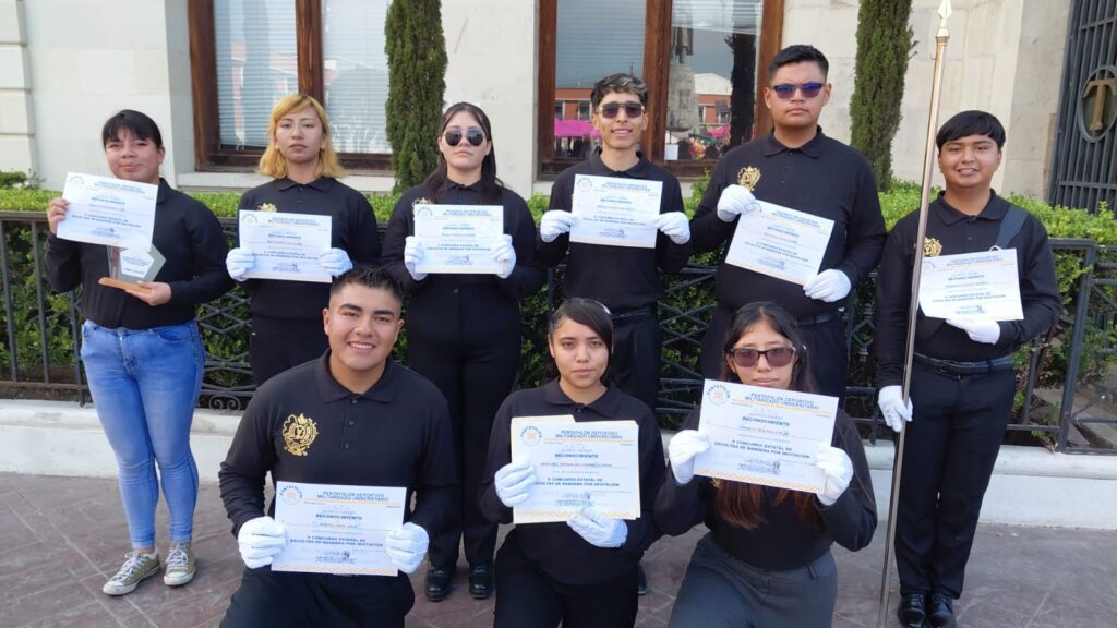 Escolta de la UTVAM representará a Hidalgo en competencia nacional