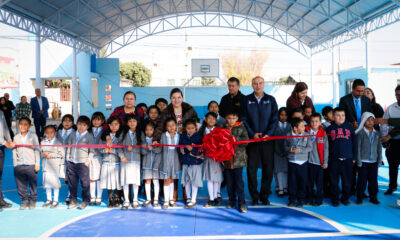Inaugura Natividad Castrejón techumbre en Atotonilco de Tula