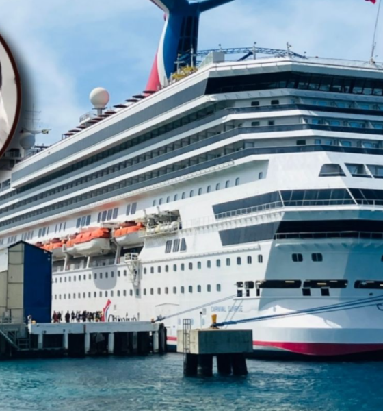 Madre casi muere aplastada al salvar a su hija que cayó al mar entre un crucero gigante y el muelle