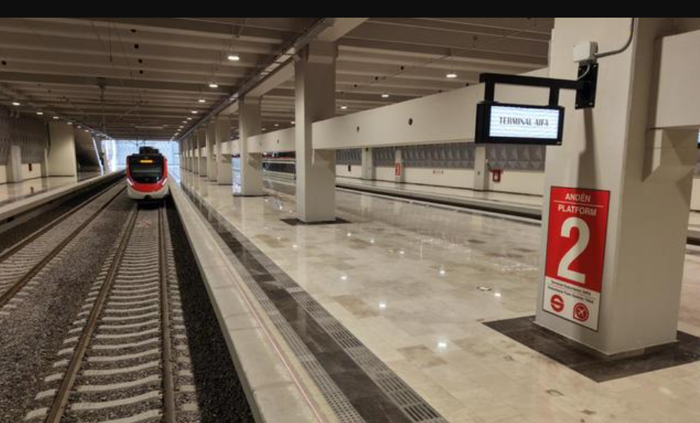 Sheinbaum anuncia que Tren Lechería-AIFA estará listo en el primer trimestre de 2026