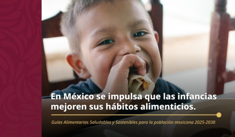 Guías Alimentarias Saludables y Sostenibles impulsan en niñas, niños y adolescentes mejores hábitos alimenticios