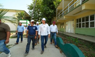 Supervisamos obras en el CBTA 296 y Conalep 111 en Acapulco, donde podemos ver cómo llega la 4T a las escuelas: Mario Delgado