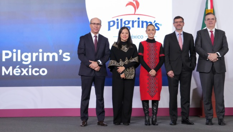 Plan México: Empresa global Pilgrim’s invertirá en el país mil 300 millones de dólares para 2026-2030; generará 20 mil empleos