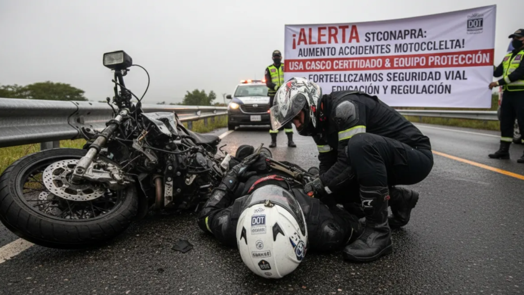 Secretaría de Salud emite recomendaciones para la conducción responsable de motocicletas
