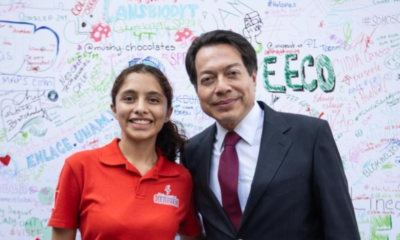 Valeria Palacios Cruz egresada del Conalep y alumna del TecNM obtiene la Medalla Mundial de la Educación 2025: Mario Delgado